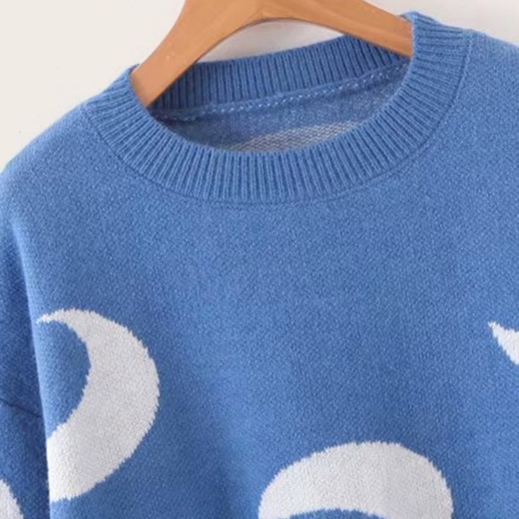 1 LEFTπCrescent Moon Sweater - Picture 3 of 7
